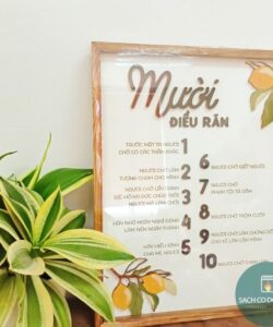 Tranh Gỗ Mười Điều Răn