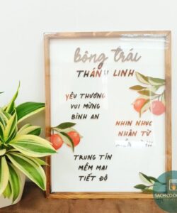 Tranh Gỗ Bông Trái Thánh Linh