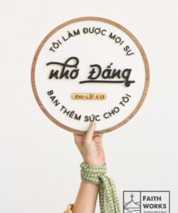Tranh Tròn - Tôi làm được mọi sự nhờ Đấng - Phi-lip 4:13
