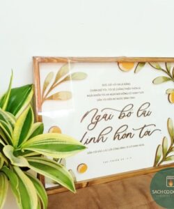 Tranh Gỗ - Ngài Bổ Lại Linh Hồn Tôi