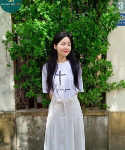 Jesus thập tự (cotton white)