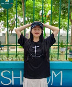 Áo Jesus thập tự (cotton black)