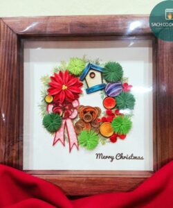 Tranh giấy cuốn Giáng Sinh