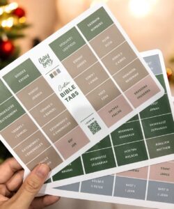 Nhãn dán tên sách - Bible Tab