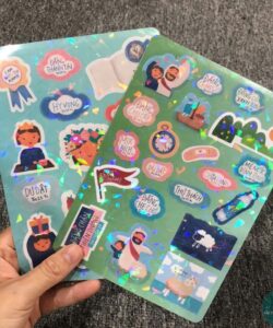 Set Sticker Daily Sparkling