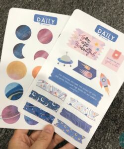 Set Sticker Daily Space
