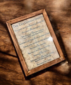 The Ten Commandments (A4)