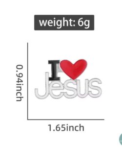 Cài áo I Love Jesus