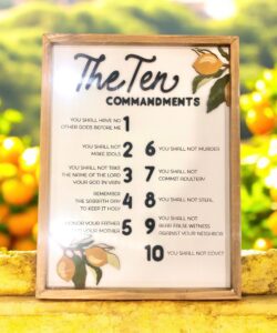 Ten commandments (Mẫu O)